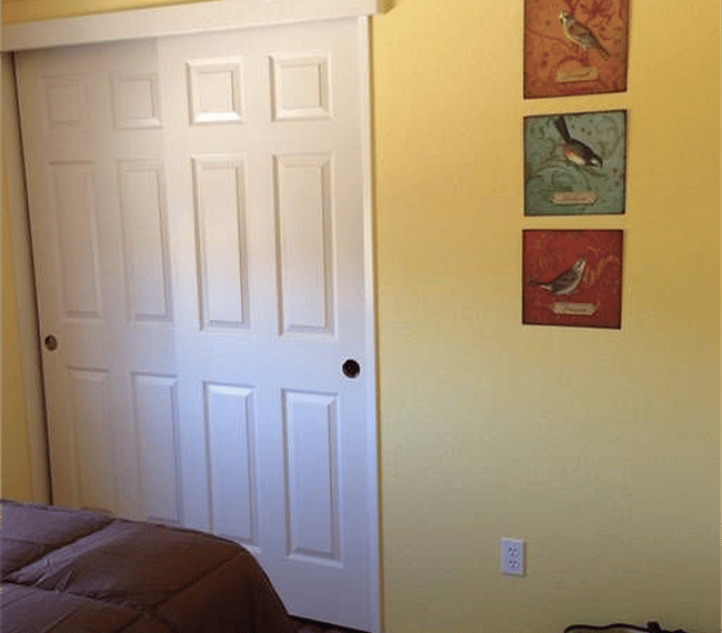 second bedroom closet.