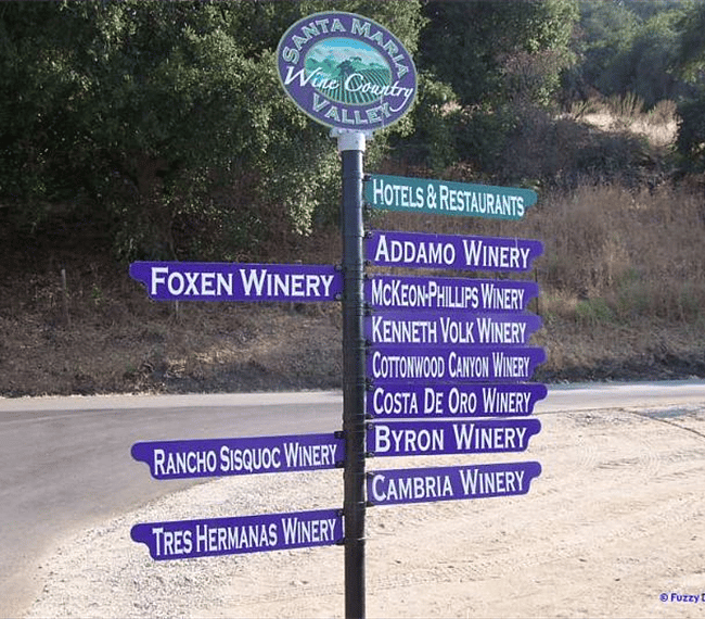 located at the gateway to the Foxen Wine Trail. 