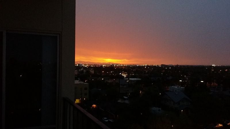 Sunset in the West!