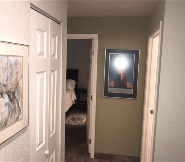 entryway with hall closet