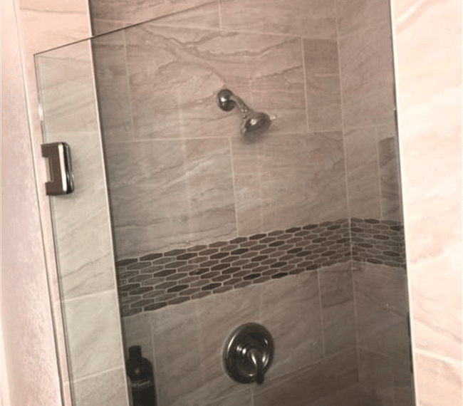 second bathroom shower