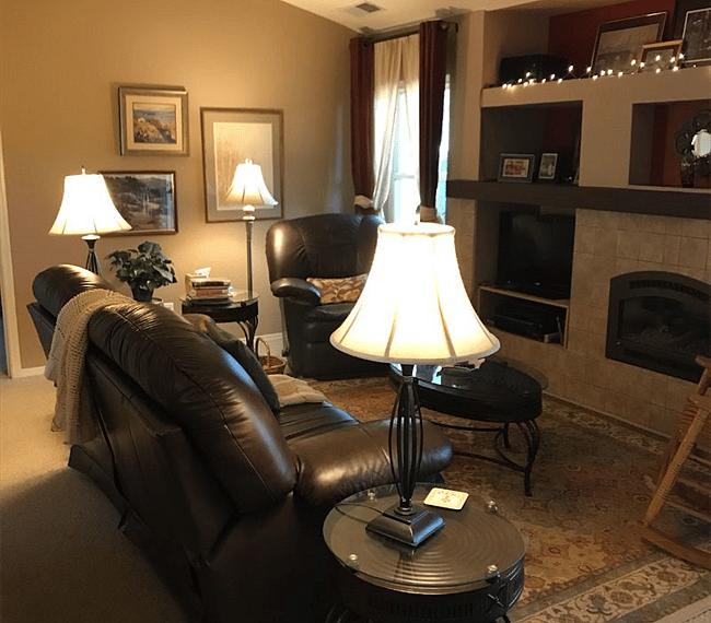 Living room area