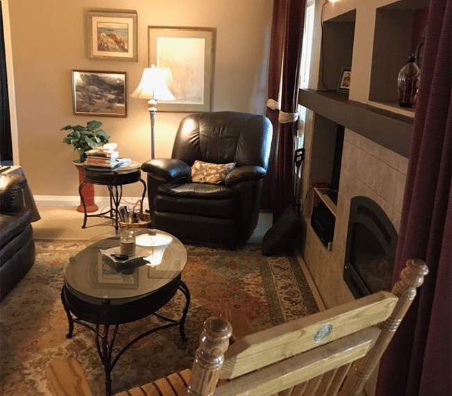 Living room area