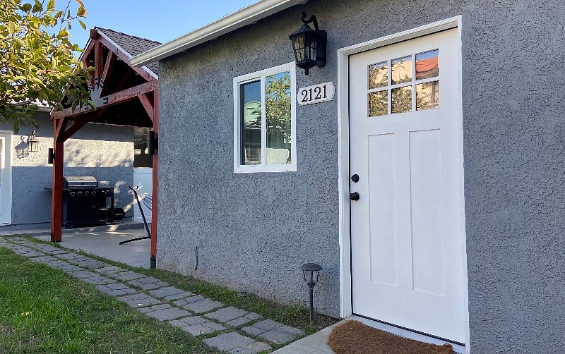 Access to unit from main entrance protected by Vivint Home Security 24/7