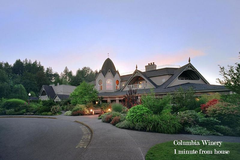Columbia Winery. 1 minute drive from house