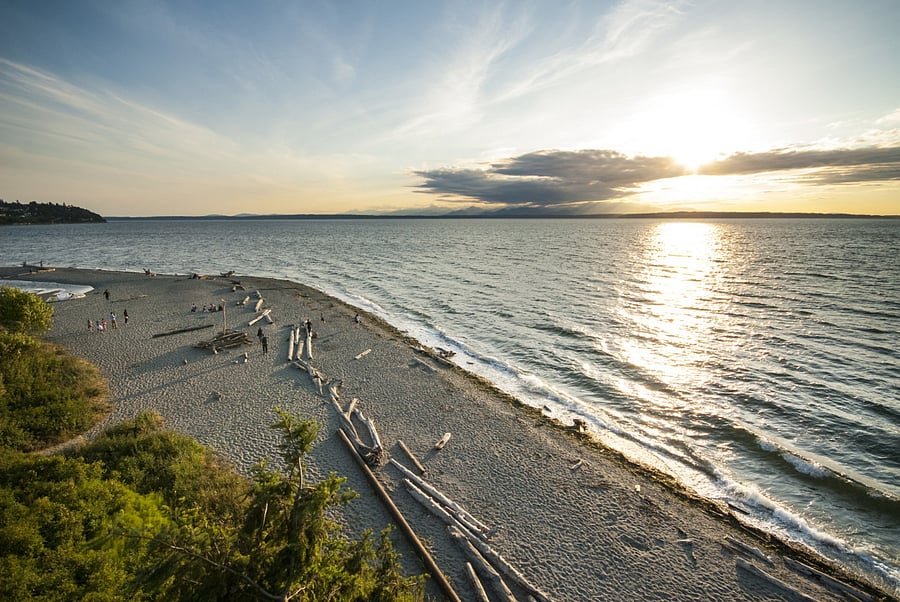 Ok, I can't help myself. Carkeet isn't always this sunny (come on, it's Seattle) but it's always breathtaking with the Olympics and the Puget Sound shoreline.