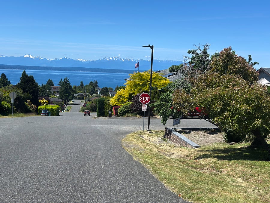 And this is why our neighborhood is called Broadview. A simple walk rewards you with sweeping vistas that never get old sunny, moody, rainy or misty, its pure Seattle magic.