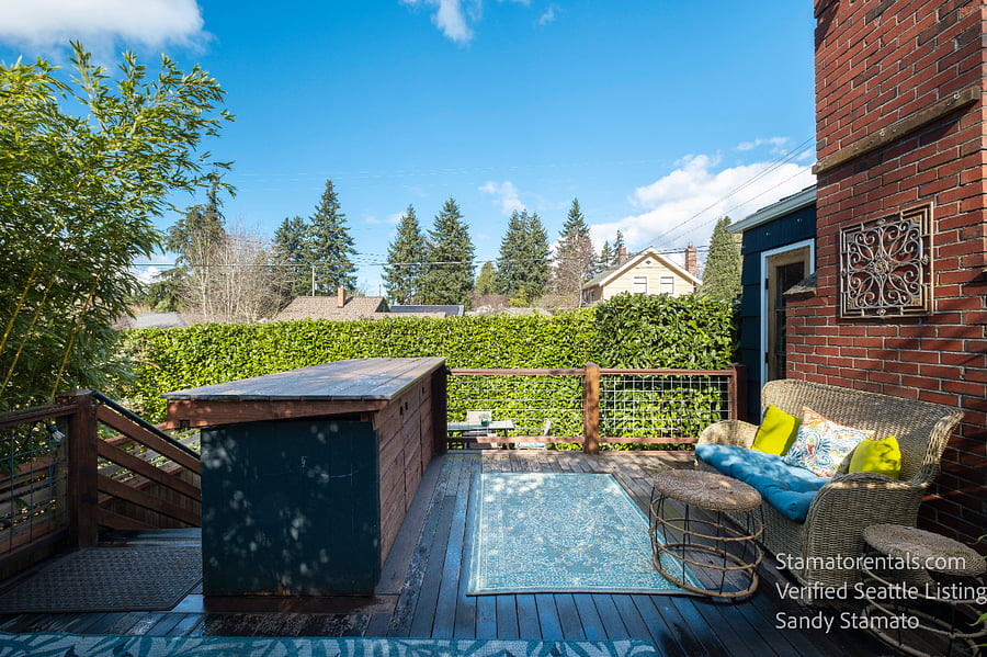A few steps down to your private dining/outdoor yoga spot, or just kicking back and making some calls. It's all here