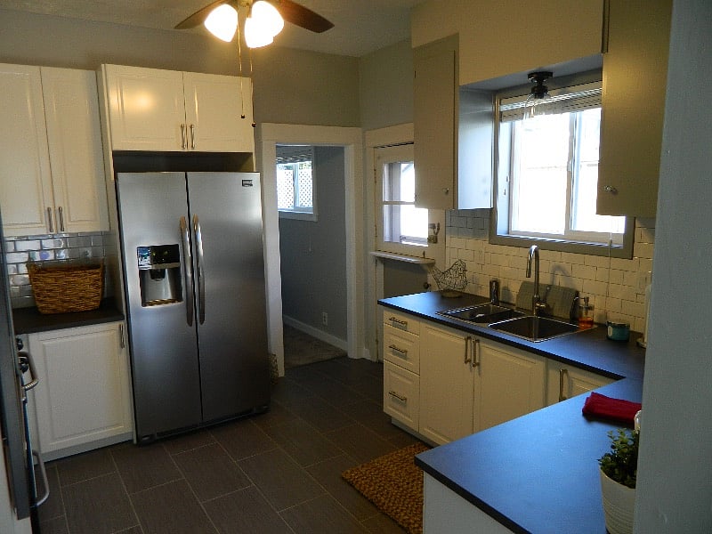 Kitchen with s/s appliances