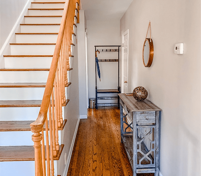 Downstairs hallway