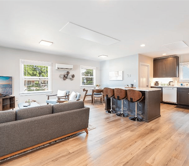 Stylish and comfortable living space for all to enjoy! 