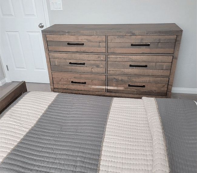 Comfy bedroom with night stand and closet  