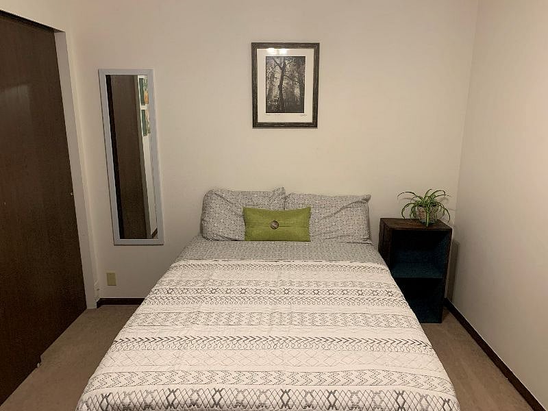 Adventure bedroom - full size bed. Dresser in the closet. Not included in the pictures is the desk for an office area. 