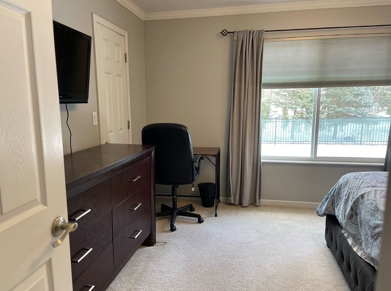 Primary bedroom, $800 per month