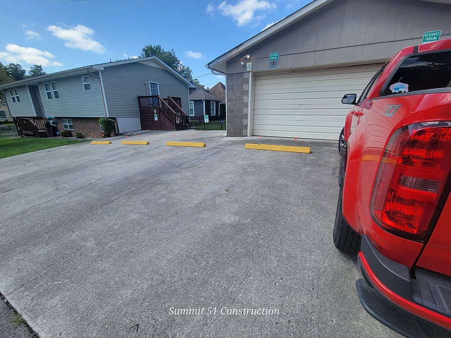 Each unit has an assigned parking spot(s).