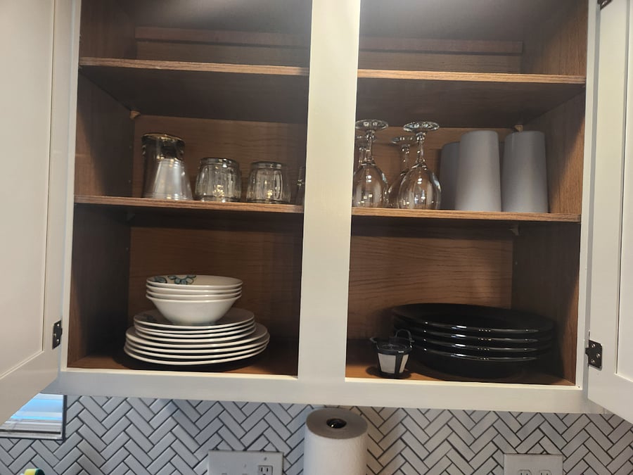 Every detail is thought out. All small appliances, serveware, bakeware, linens, etc. are provided
