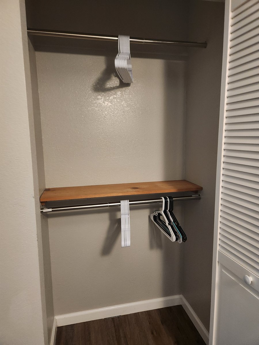 Closet in guest bedroom 1.