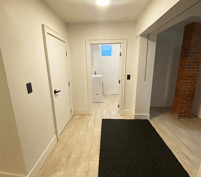 laundry room: washer + dryer combo