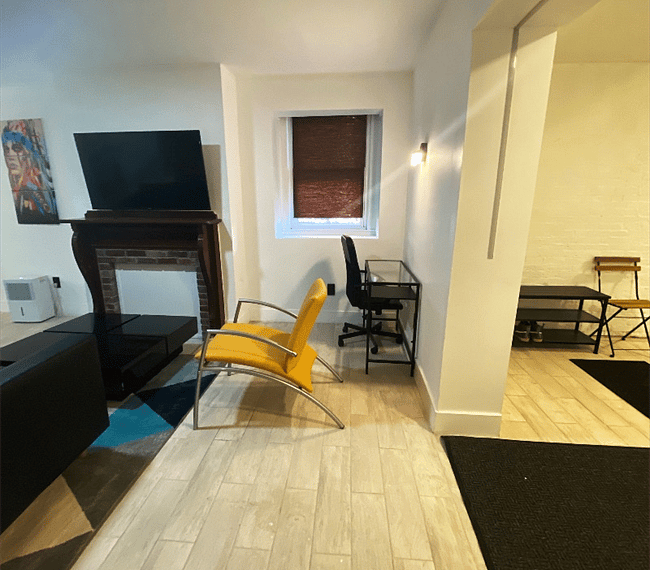 living space + dining + kitchen: open concept