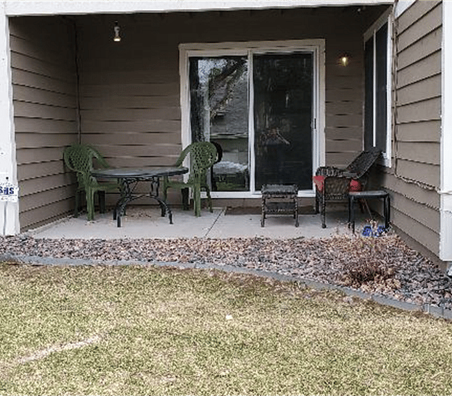 Outdoor patio.