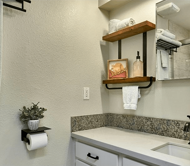 Custom bathroom vanity