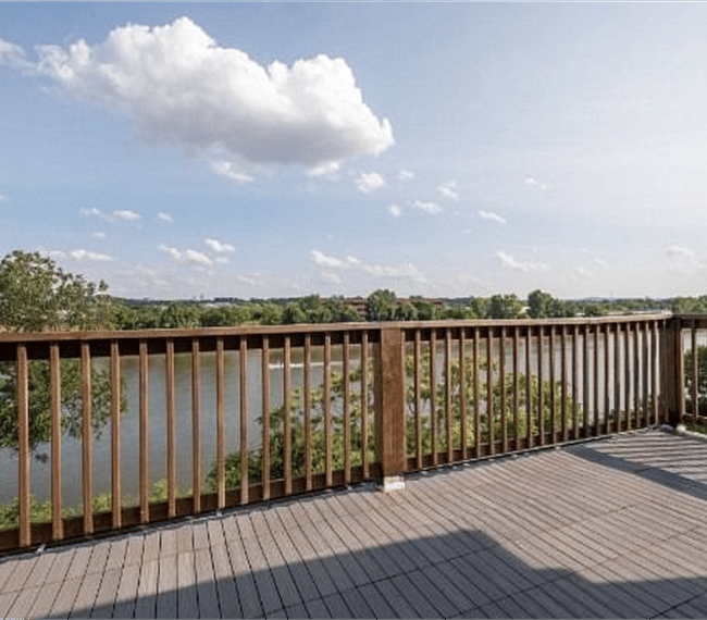 3rd floor balcony, accessible through hallway
