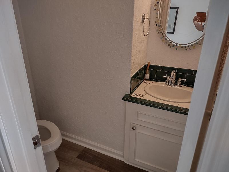 downstairs half bath