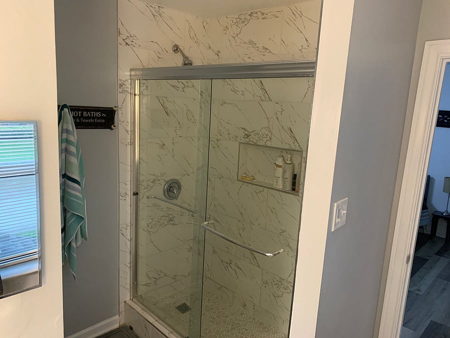 masterbath shower walk in