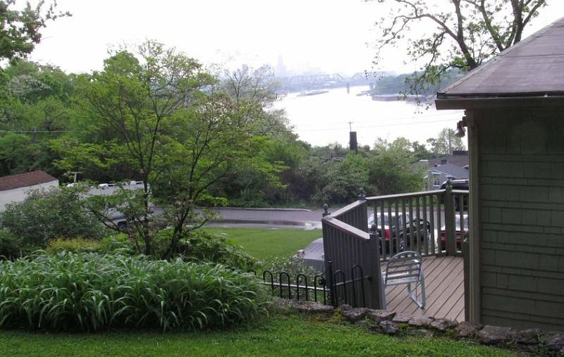 View of your deck from backyard