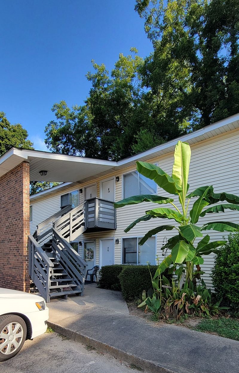 View from your parking area to your front door.