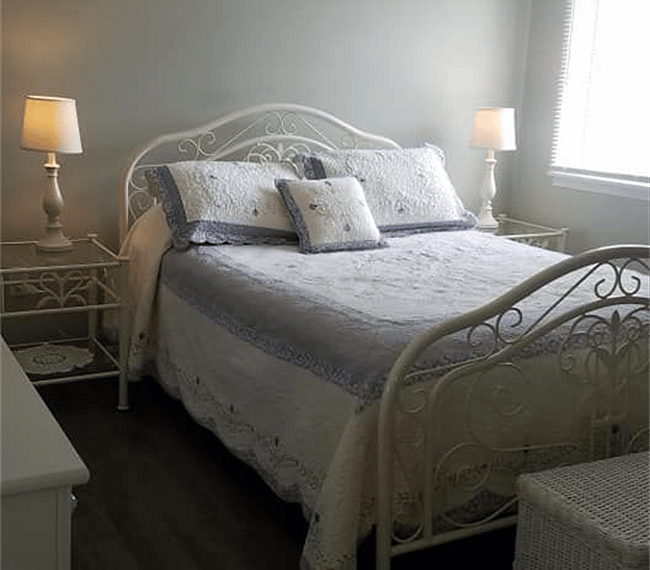 #1. Uptown Condo. Queen bed, room darkening curtains, huge closets, dresser.