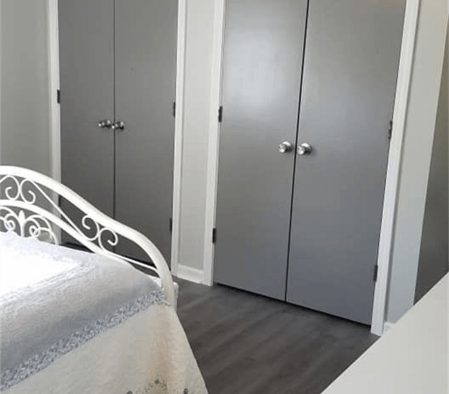 #1. Uptown Condo. Two large closets in bedroom