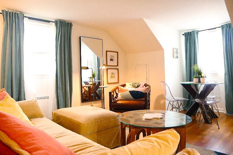 Look into living room