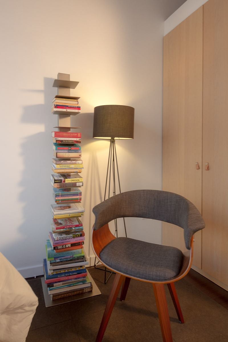 Have a seat at the small reading area.