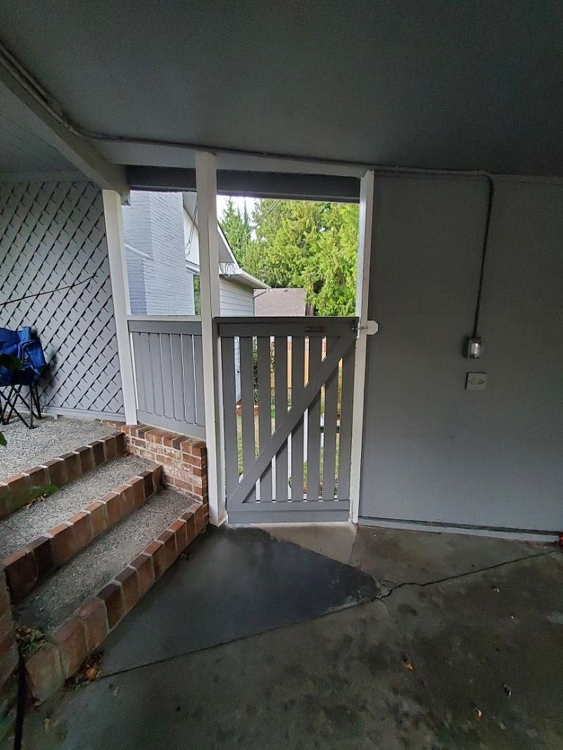 Carport Entrance to Front Door