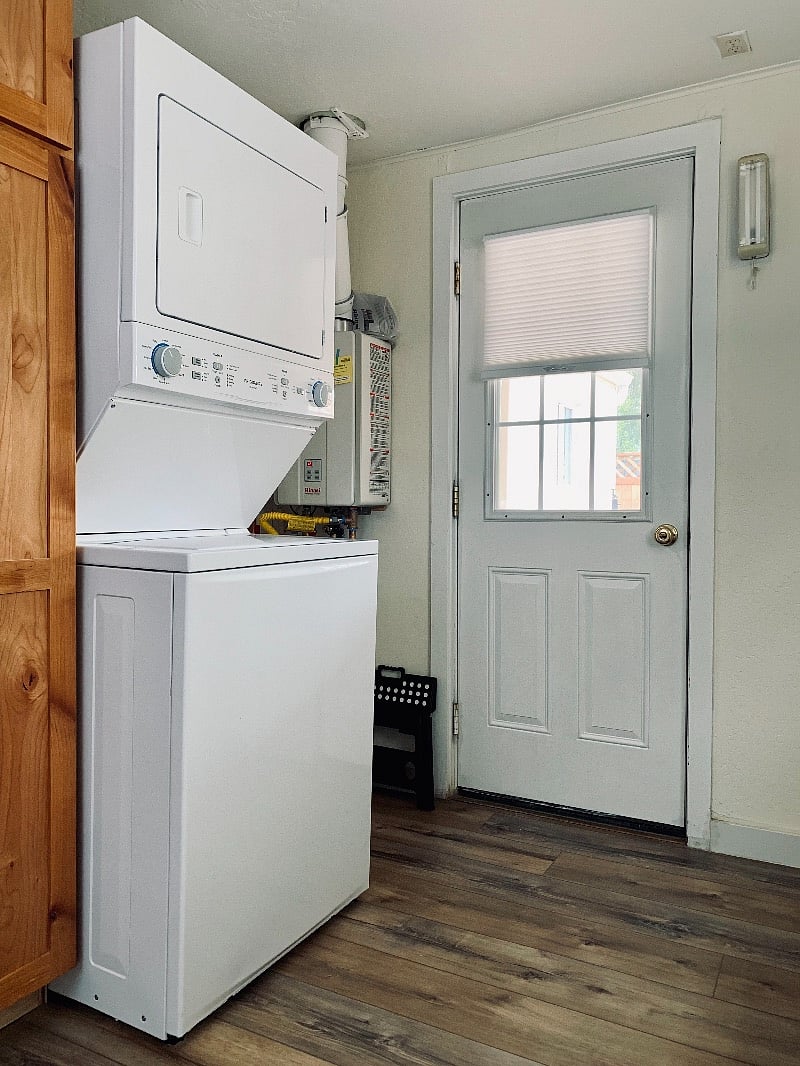 Mud room, laundry and access to the patio.