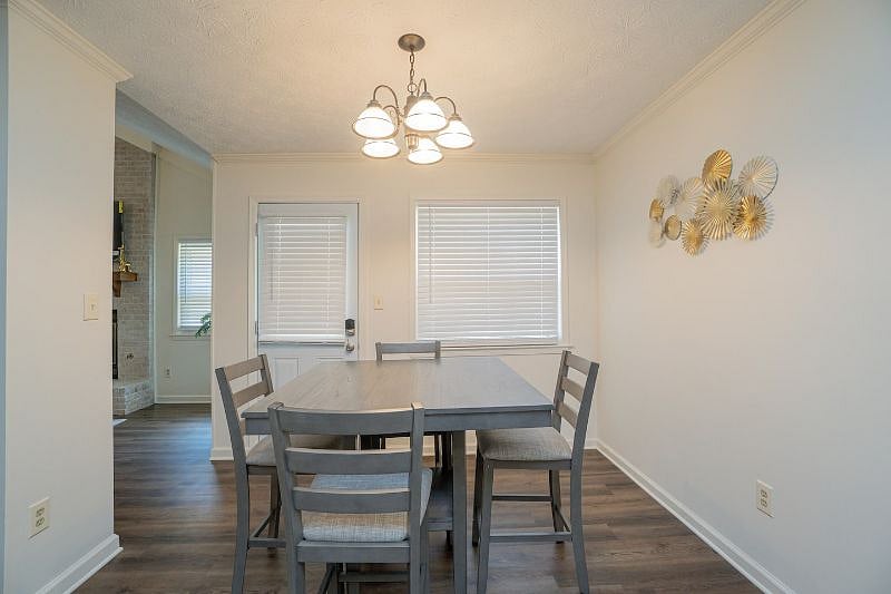 Enjoy meals around the dining table or use it for an additional work space