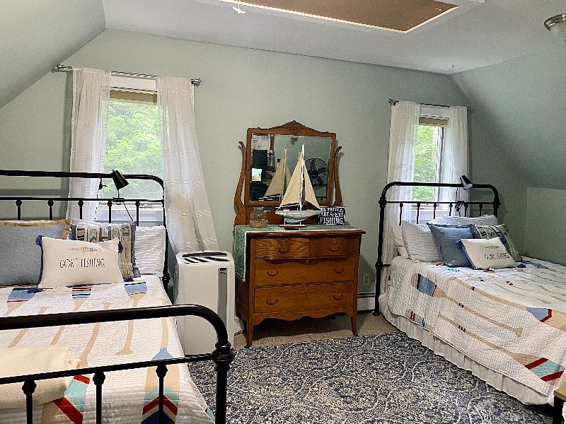 Bedroom four has 2 full size beds