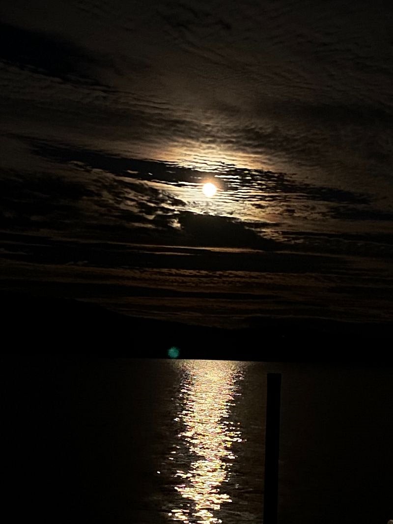 Moonlight over Brewer Lake