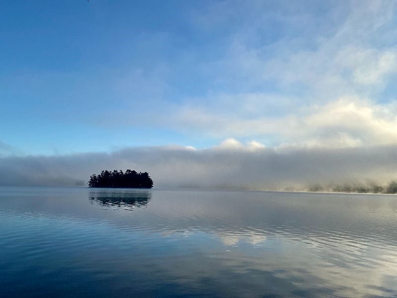 morning fog on the lake