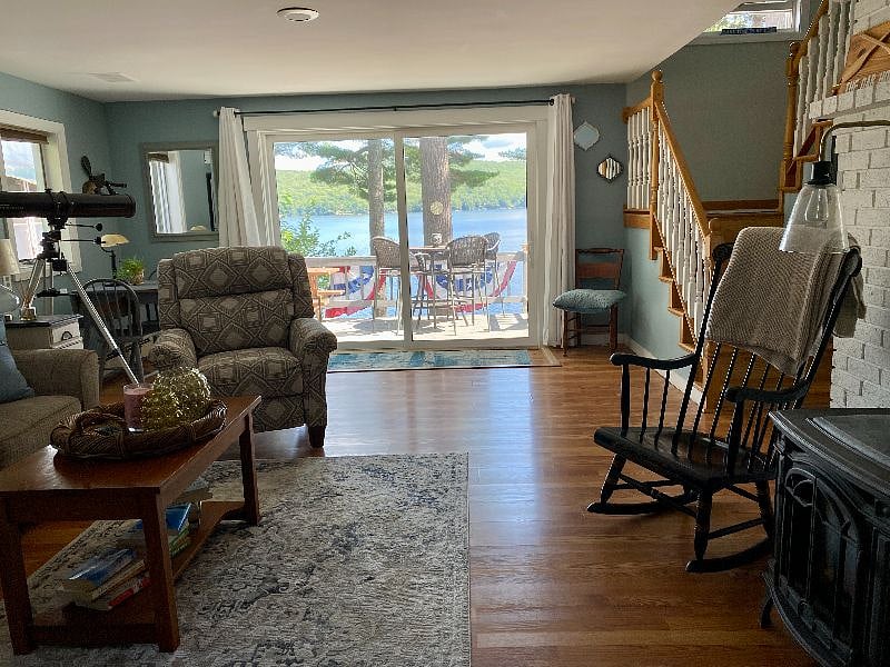deck level family room