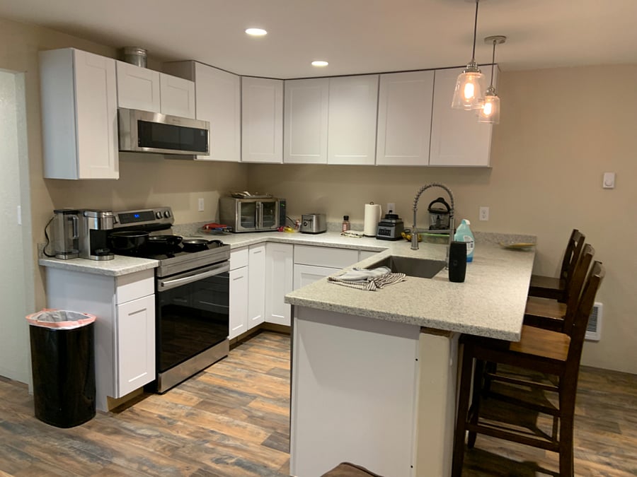 Kitchen basement apartment