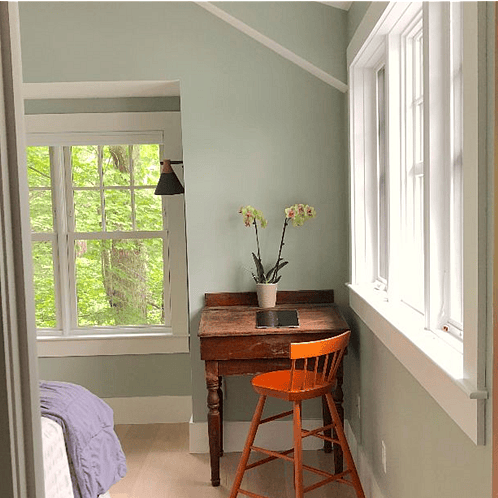 Master Bedroom has small desk area. The views can't be beat.