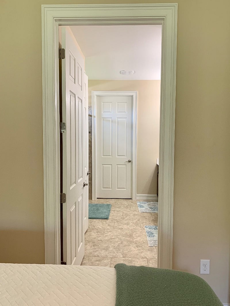 Entry to master bathroom.
