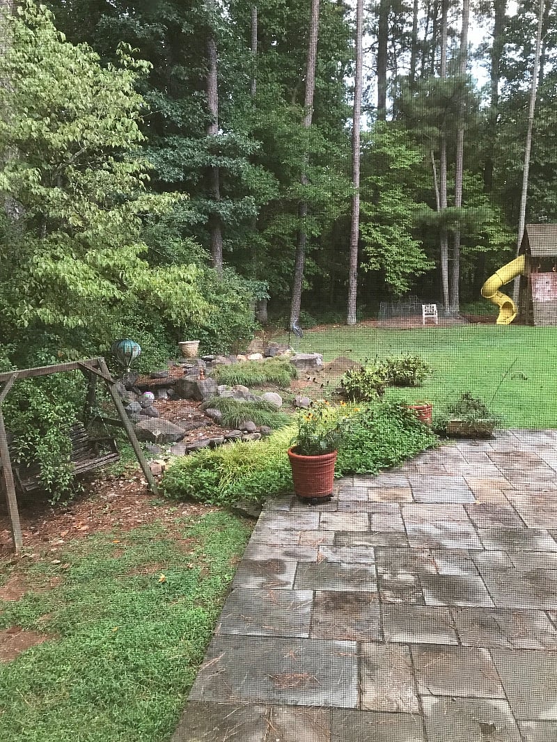 View from bedroom window