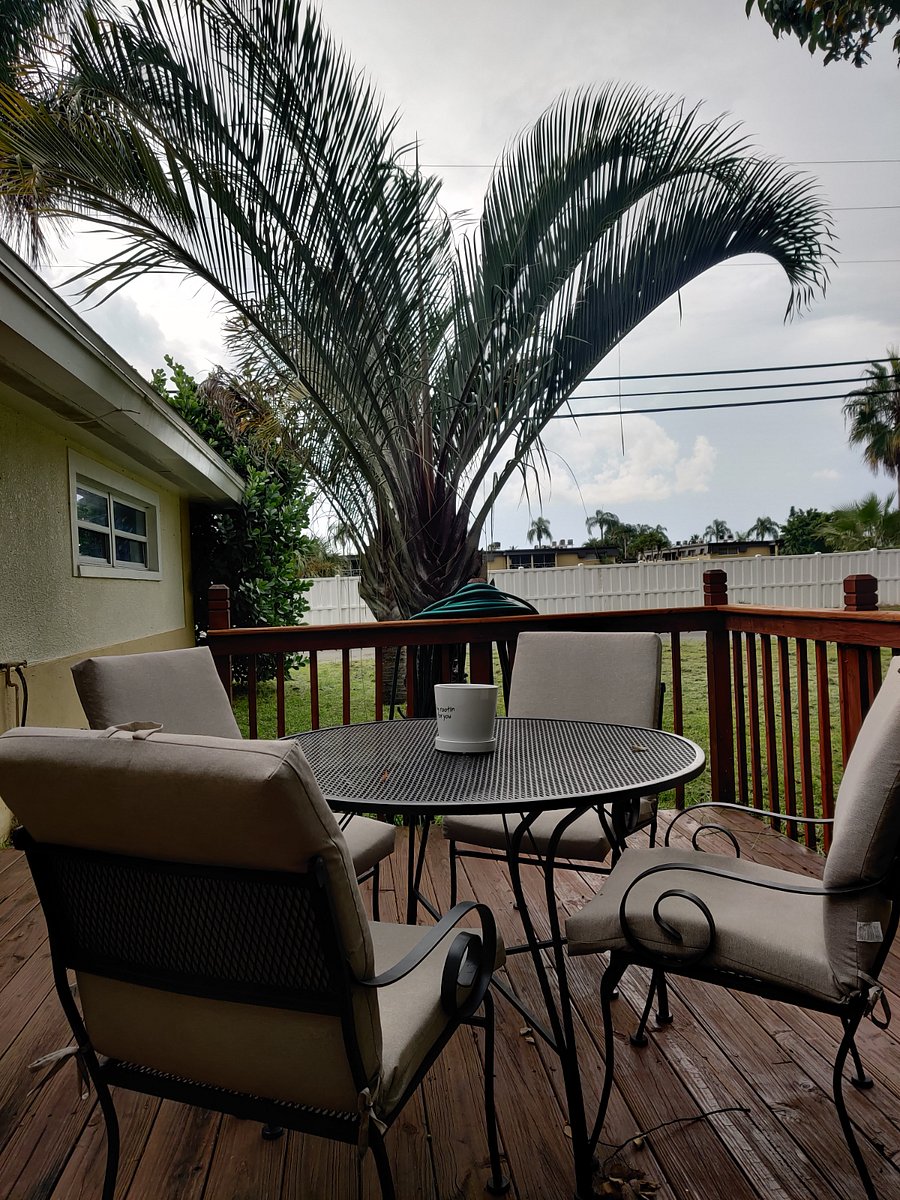 Private deck, Umbrella included.
