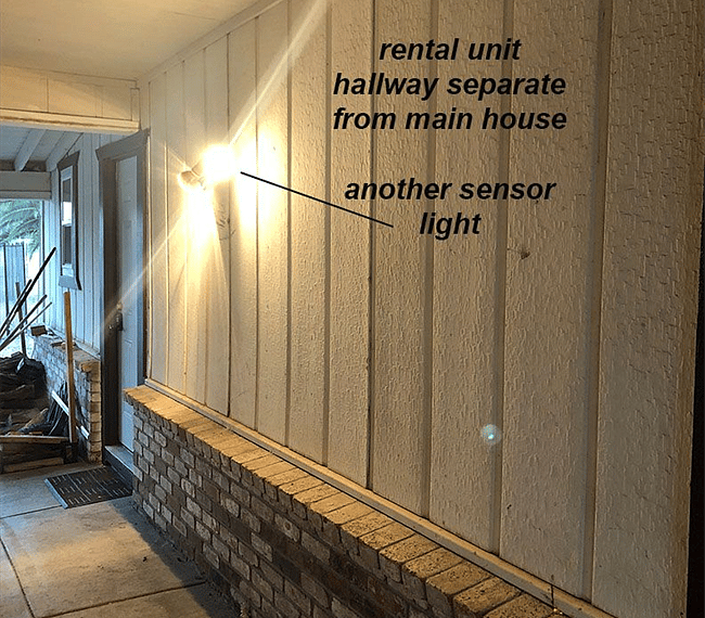 1 of 2 hallway Lights at your door