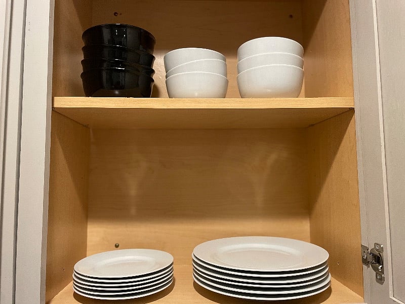 Kitchen comes fully equipped with dishes!