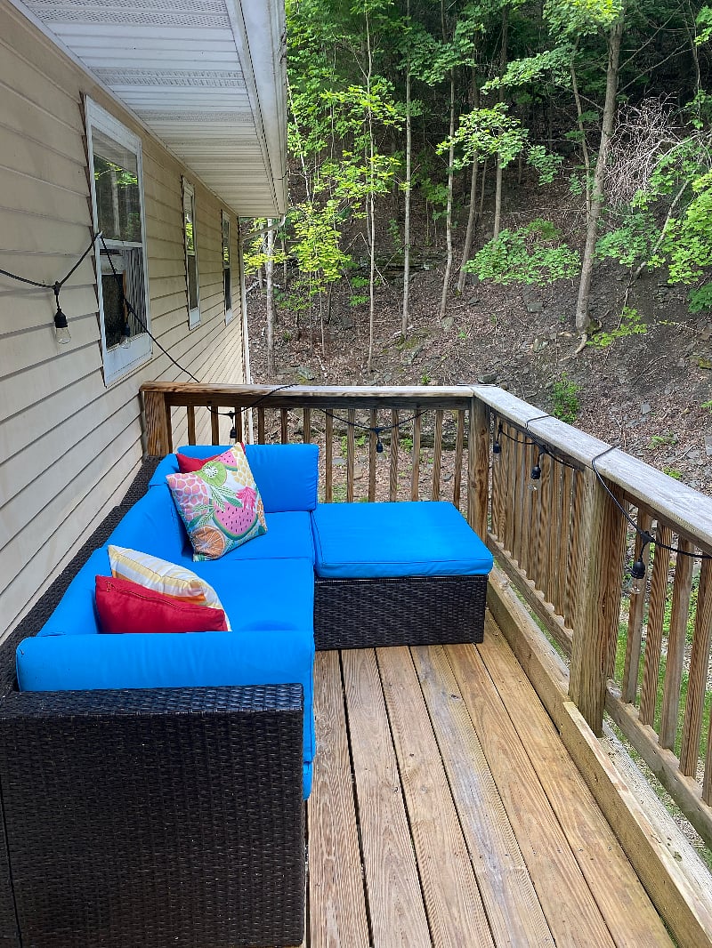unwind after your shift on the outdoor patio 
