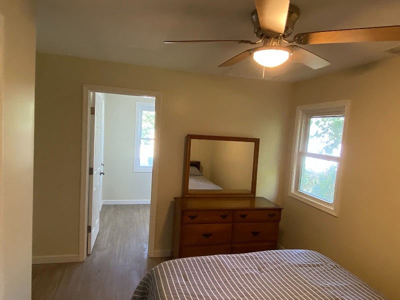 Bathroom off the bedroom